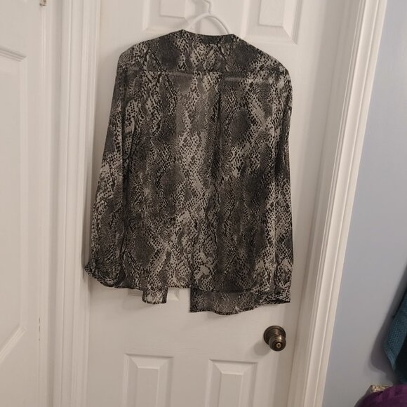 Sheer Snake Blouse - Picture 2 of 5